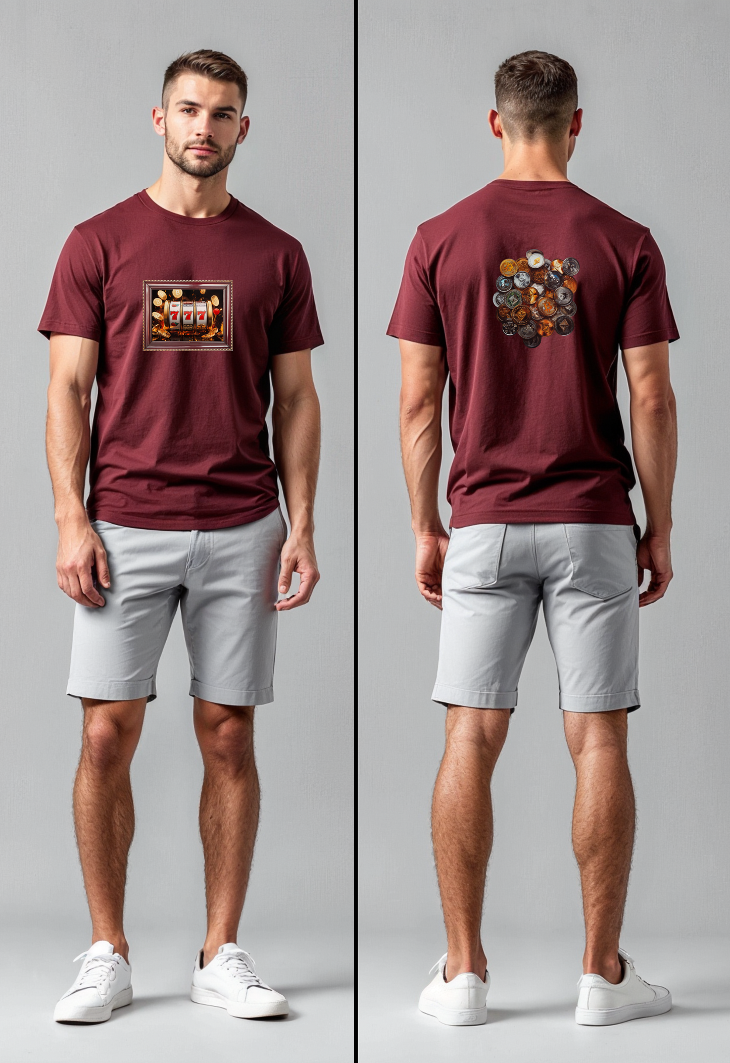 Art 21 – Crypto Jackpot Tee – Spin to Win